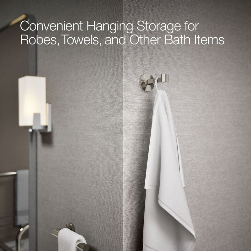 Components™ Robe Hook, Polished Nickel