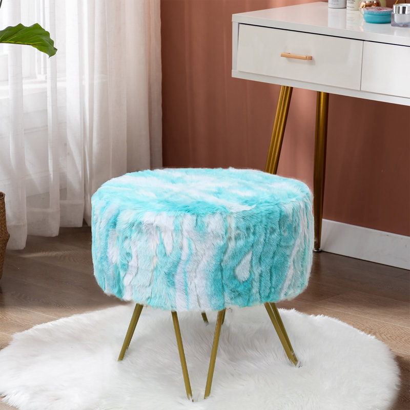 Repose-pieds Markie Everly Quinn, Bleu turquoise