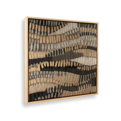 Reproduction d'art sur toile, "Metallic Onulation I" par June Erica Vess