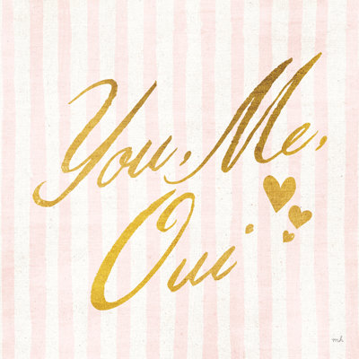You Me Oui by Moira Hershey - Wrapped Canvas Art Prints