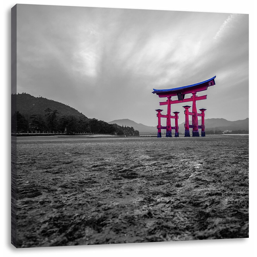 Leinwandbild Schönes Torii in Hiroshima