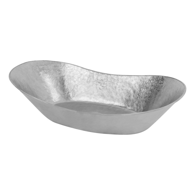 Premier Copper Products Terra Firma 12'' Copper Specialty Bathroom Sink, Nickel