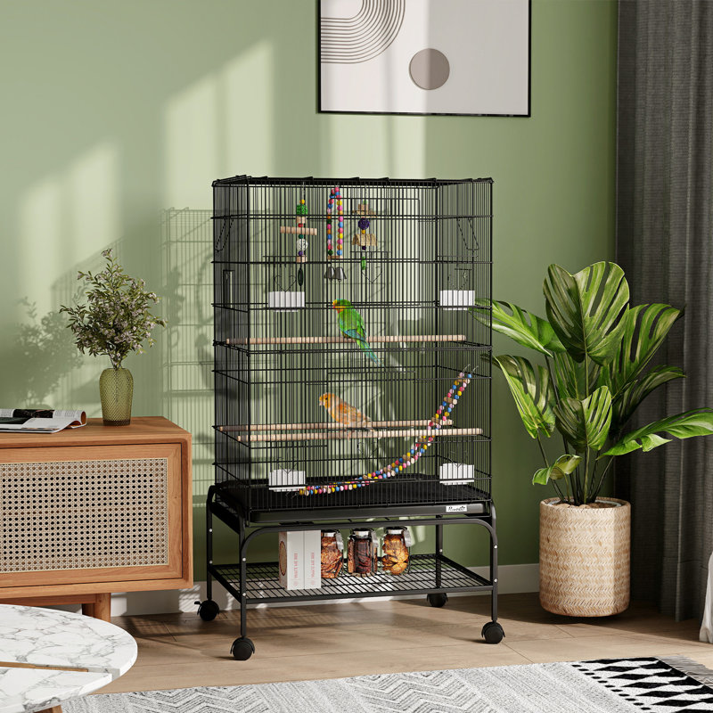 Cage à oiseaux 43 po Tucker Murphy Pet ™, Noir