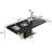 MDF Top Dining Table with Gold Finish Corner-343990793