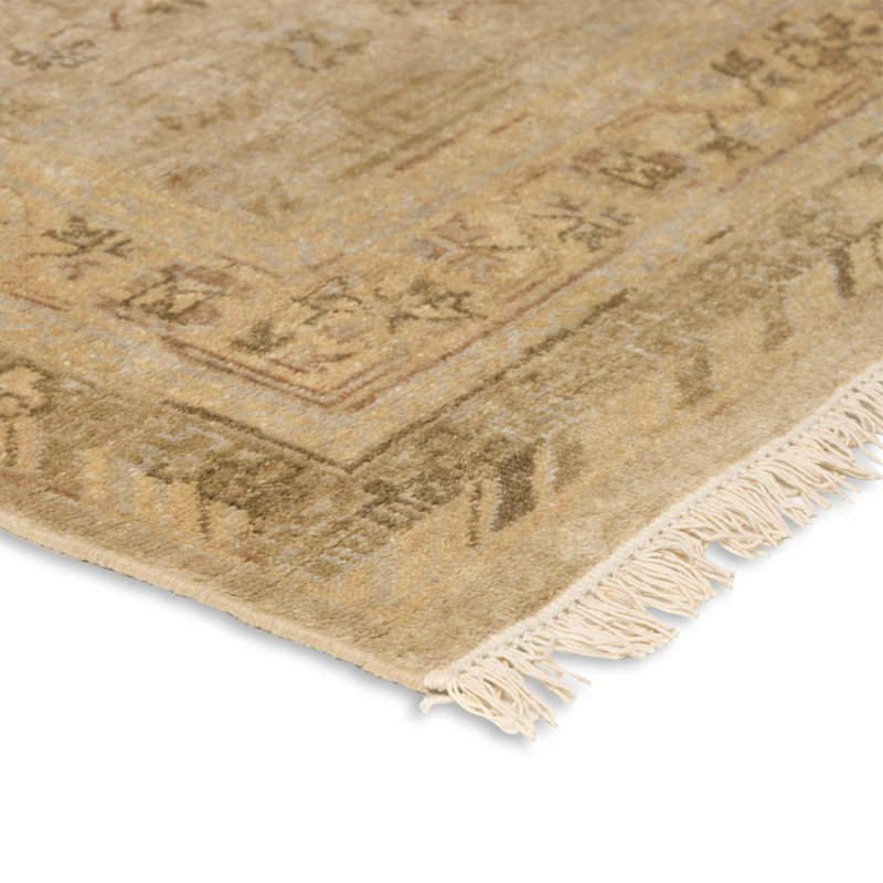 Sybil Hand-Knotted Rug-Sybil Natural-8'x10', Rectangle 8' x 10'