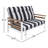 Townsend Metal Outdoor Loveseat With Sunbrella Cushion-116227654