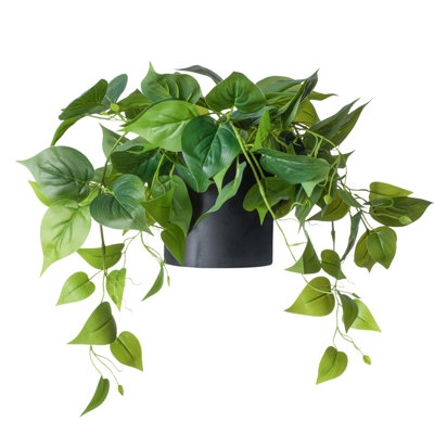Faux Foliage Plant in Ceramic Pot