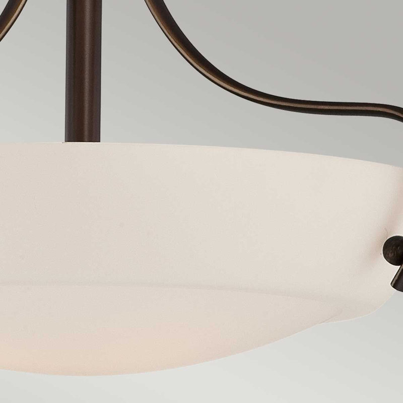 Vandeventer Glass Semi Flush Mount