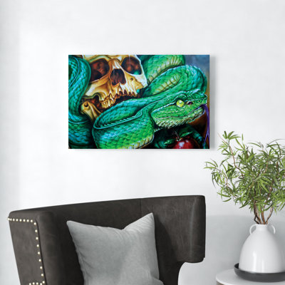 La tentation par Derek Turcotte - reproduction sur plastique / acrylique
