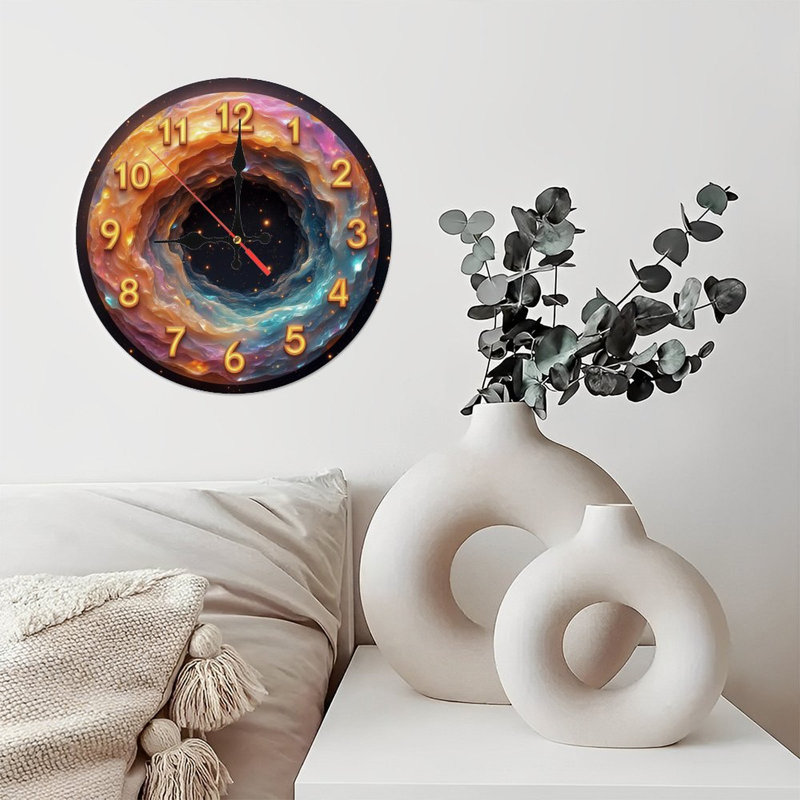 Horloge sur vortex cosmique