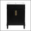 Meuble-lavabo de 24 pouces avec lavabo en céramique intégré et rangement spacieux, idéal pour les petites et moyennes salles de bain, design élégant et durable-206204482