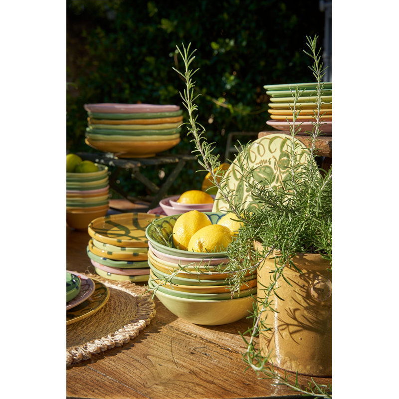 Amalfi Cereal Bowl - Lime - 7", Lime