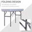 Table de nettoyage pliable portative 4pi