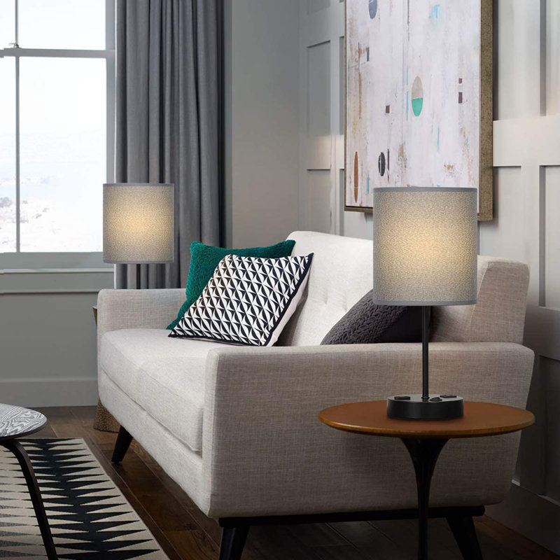 Metal USB Table Lamp