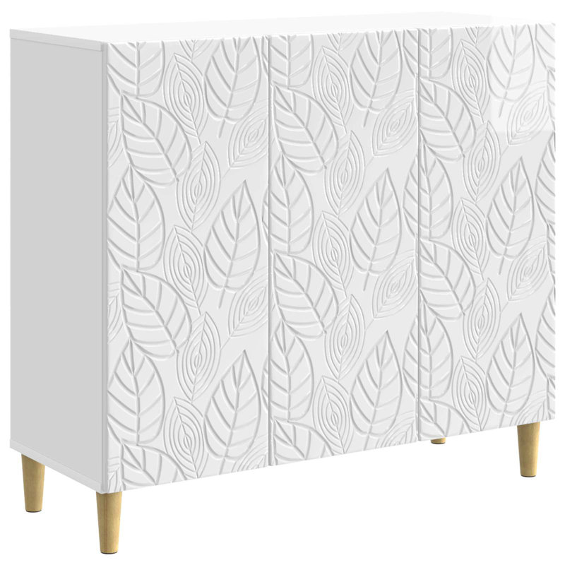 89cm Sideboard, High Gloss White