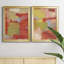 Bright Costa I - ensemble de 2 peintures sur toile encadrées-1754875591-1754875590