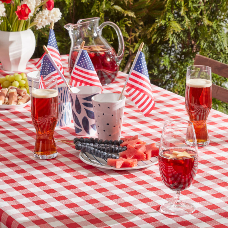Tuscany Clear Glass 4-Piece Beer Glass Set