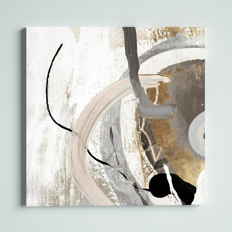 " Tangled II " Painting Print, Wrapped Canvas, 36" H x 36" W
