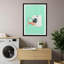 Pop Art & Retro "Laundry Quest" Framed Print Wall Art-37323101