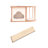 3 Tiers Cat Tree with Condons,Perch,Scratching Posts