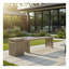 Dune Rounded Bench - Ash Brown