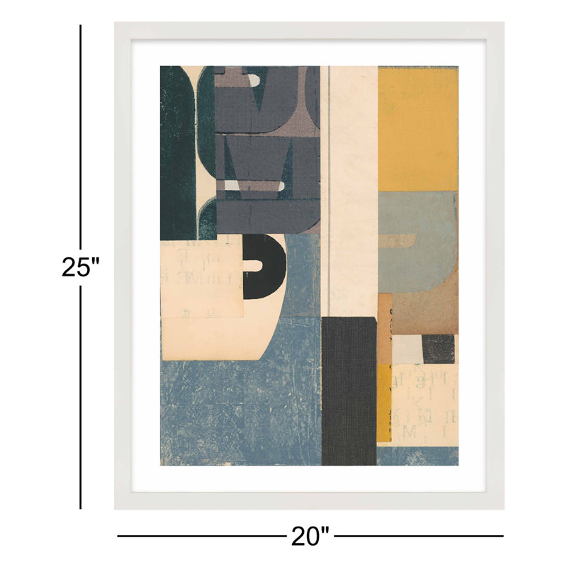 Mighty by Sarah Short - Picture Frame Print, 20" W x 25" H, White