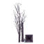 Arbre de Noël blanc illuminé-2001449188