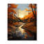 Horloge murale moderne Birch Woods Autumn Sonata I-99629521