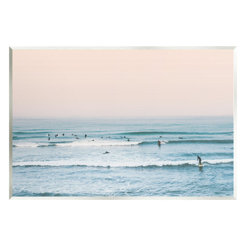 «Pastel Surfer Scene» par Sissi et Seb, H 13 po x l 19 po