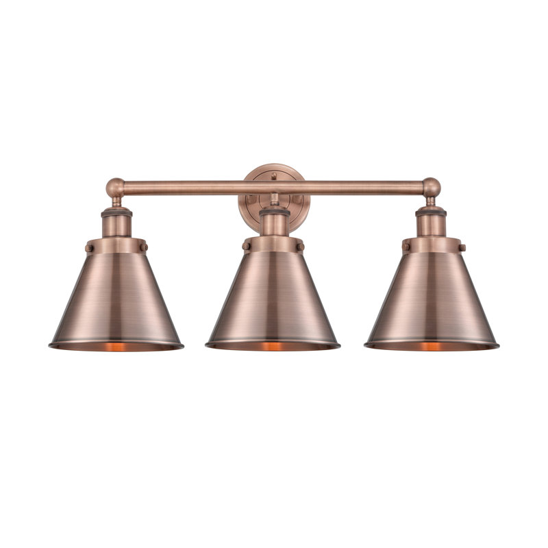 Stengel 3 - Light Dimmable Vanity Light, Antique Copper, Antique Copper