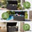 180 Gallon Large Outdoor Storage XXL Deck Box For Patio Furniture, Outdoor Cushions, Garden Tools And Sports/Pools Equipment, Waterproof Resin, Lockable, Black-127302860