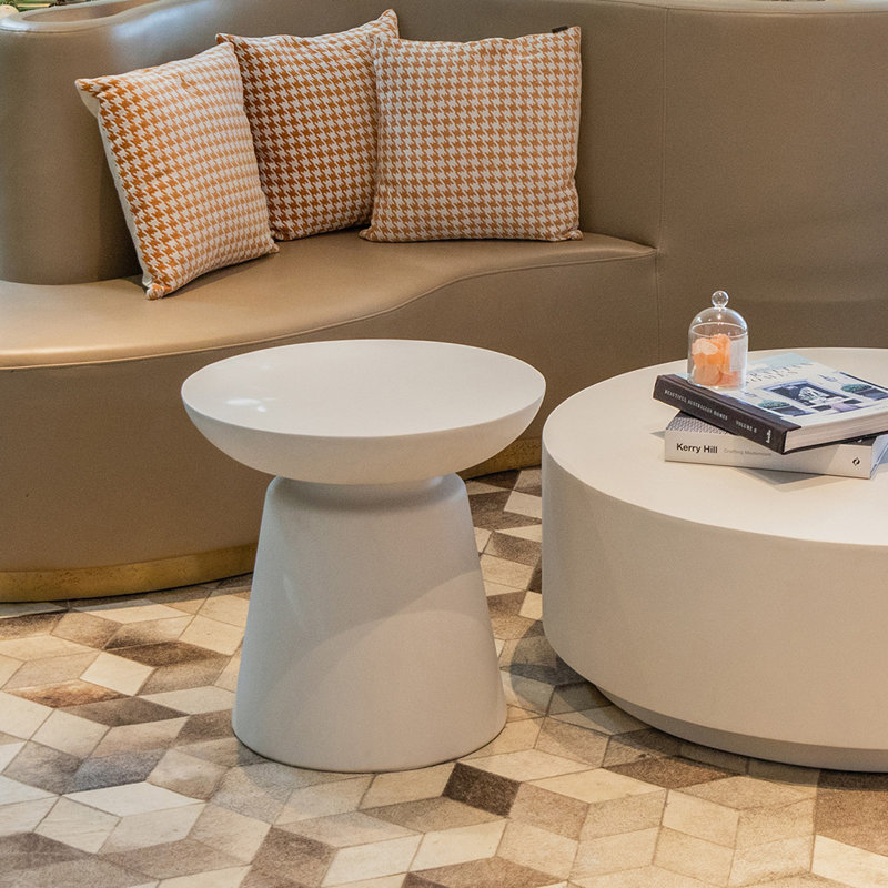 End Table, Cream White