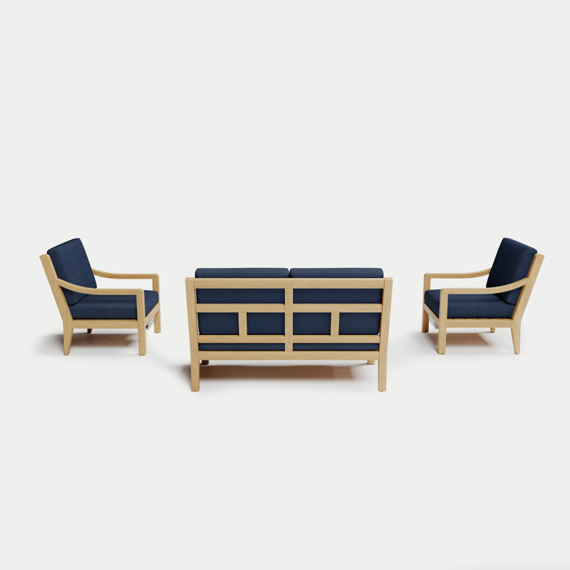 Solerno Heated Loveseat Set, Indigo