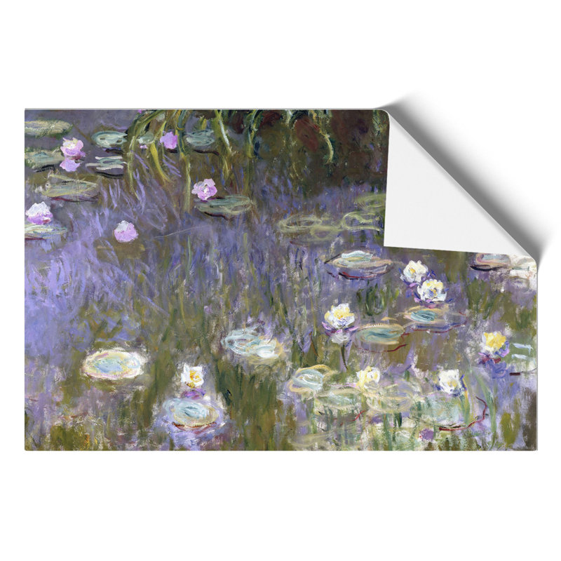 Water Lilies Lily Pond by Claude Monet - Frameless Print, 21cm H x 30cm W x 0.1cm D