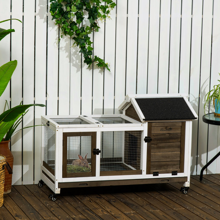 Archie & Oscar Lowe Weather Resistant Rabbit Hutch & Reviews | Wayfair ...