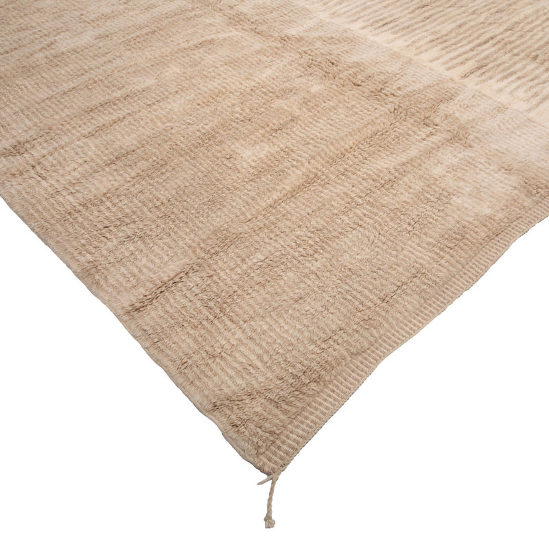 Ivory Casablanca Moroccan Wool Rug - 12'6" x 18'11"