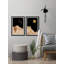 Lonely Desert Nights - 2 Piece Single Picture Frame Painting Set-1027398567
