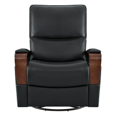 Fauteuil inclinable électrique pivotant en cuir véritable