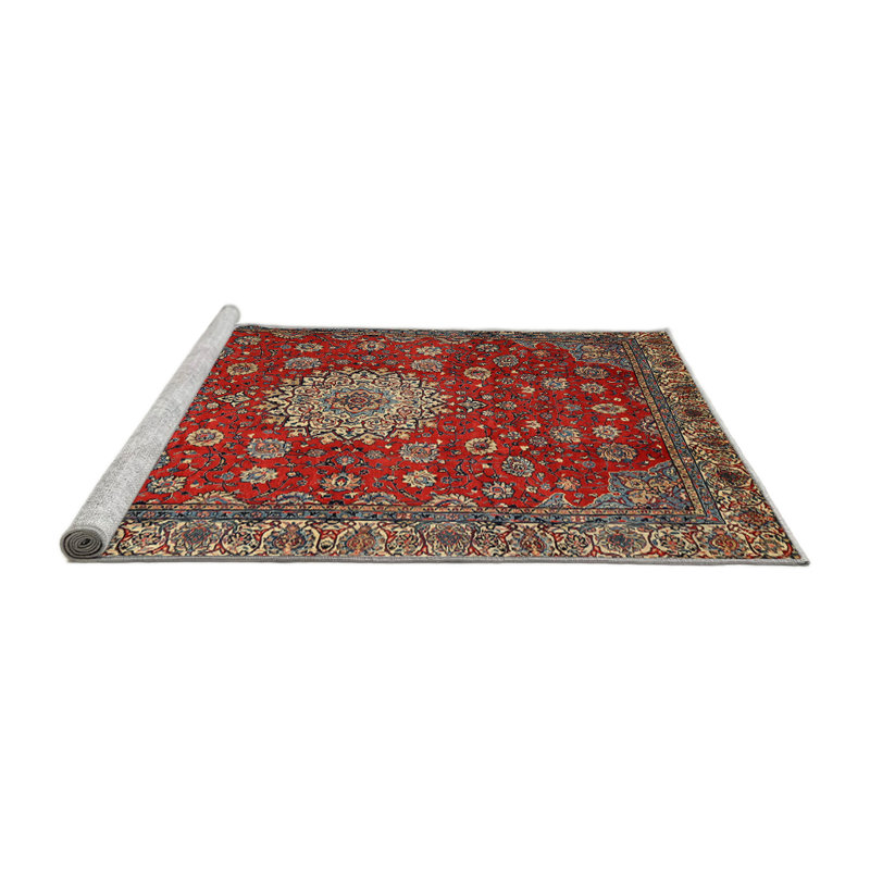 Tapis oriental tissé à la machine Cassee, Rond 8 pi