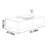 Modern simple solid wood coffee table