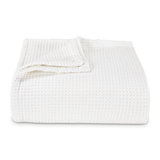 Vera Wang Waffleweave Cotton Blanket