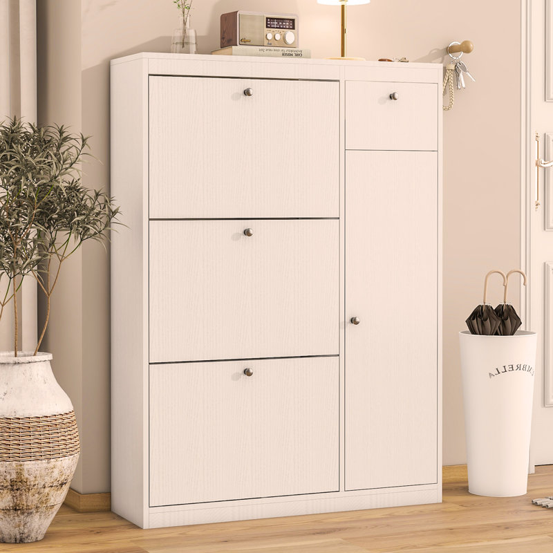 Fairlie Flip Down Shoe Storage, Beige