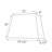 10'' H Faux Silk Fabric Rectangle Lamp Shade