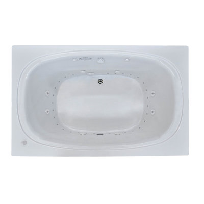 St. Kitts 71'' x 35.5'' Drop-In Acrylic Bathtub