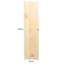 Shelving Unit Part, Laminated Shelf Board Pre-Sanded Pine-6010576