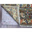 Tapis gris en laine noué à la main 8 pi 9 po x 12 pi Nevada Peshawar Bijar Garus