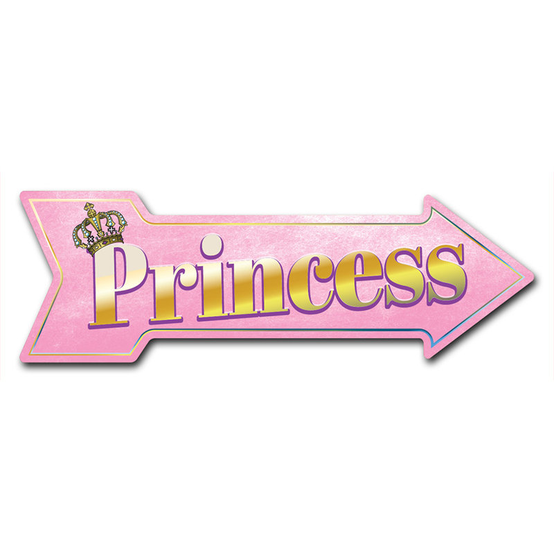 Decal-999659_Princess Decal Arrow Home Decor 18 "de large, H 8 po x l 24 po x P 1 po