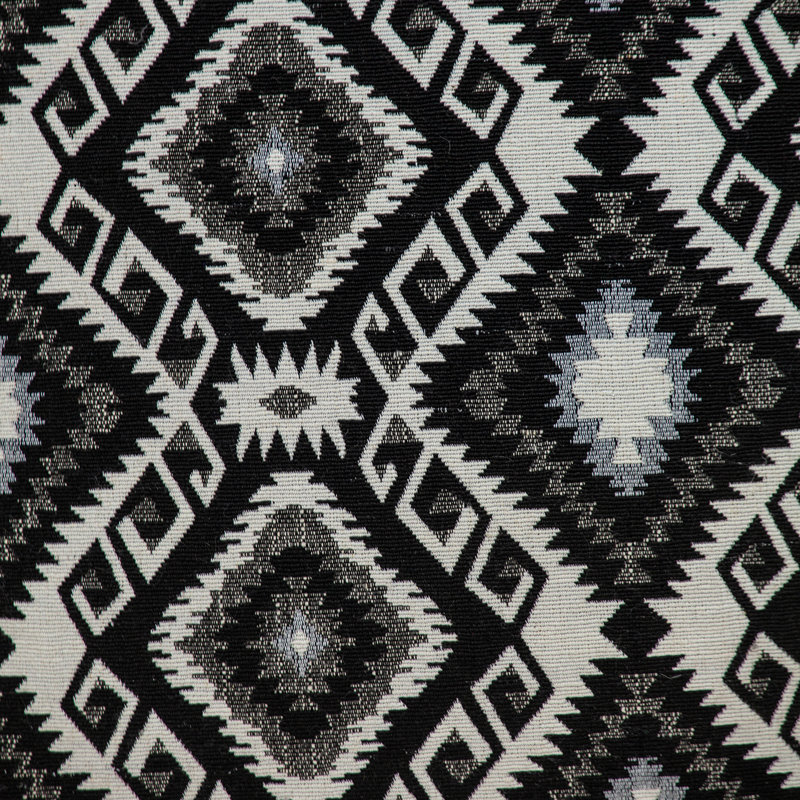 Parkland Collection Habib Transitional Black Throw Pillow