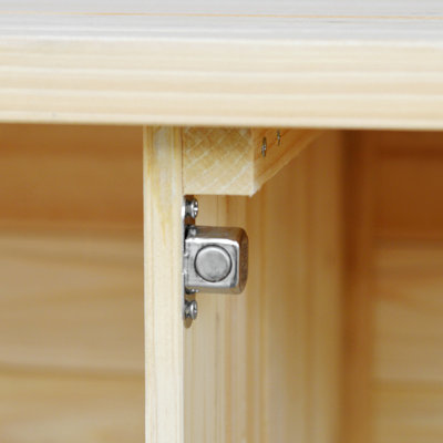 Îlot de cuisine extérieur, chariot à roulettes et armoire de rangement, table de barbecue d'extérieur en bois massif avec plateau en acier inoxydable, support à épices, support à serviettes pour la cuisine et le barbecue