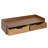 Casiano Solid Wood Floating Shelf with Drawer-932090901